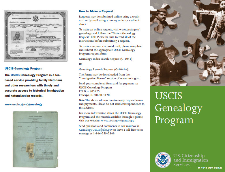 USCIS brochure cover